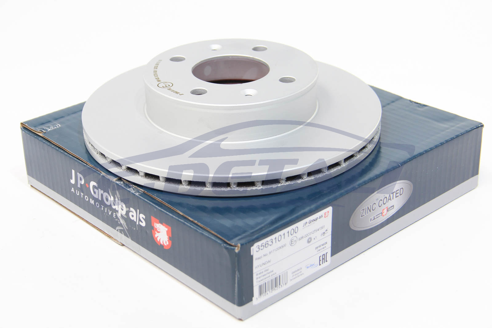 3563101100 JP GROUP JP GROUP  KIA Тормозной диск передн.Picanto 1.1-1.1D 04-